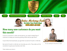 Tablet Screenshot of onlinemarketingguild.com